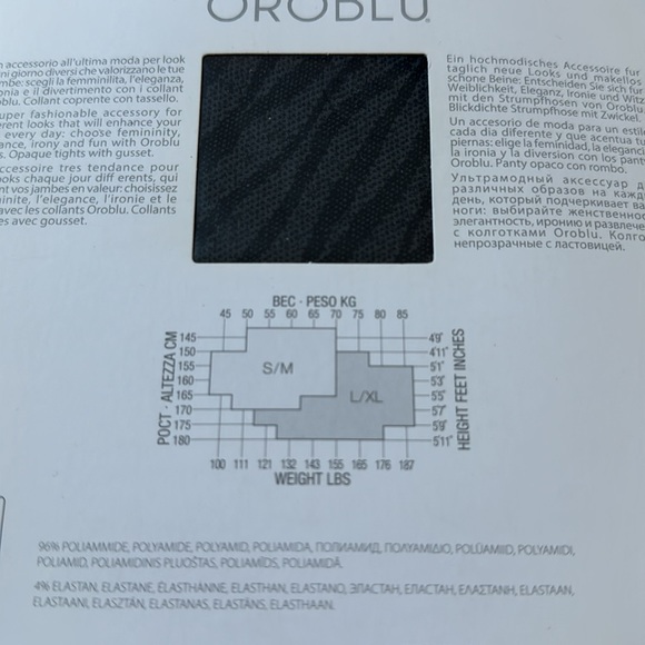 Oroblu Savannah Pattern Opaque Tights - Picture 8 of 8